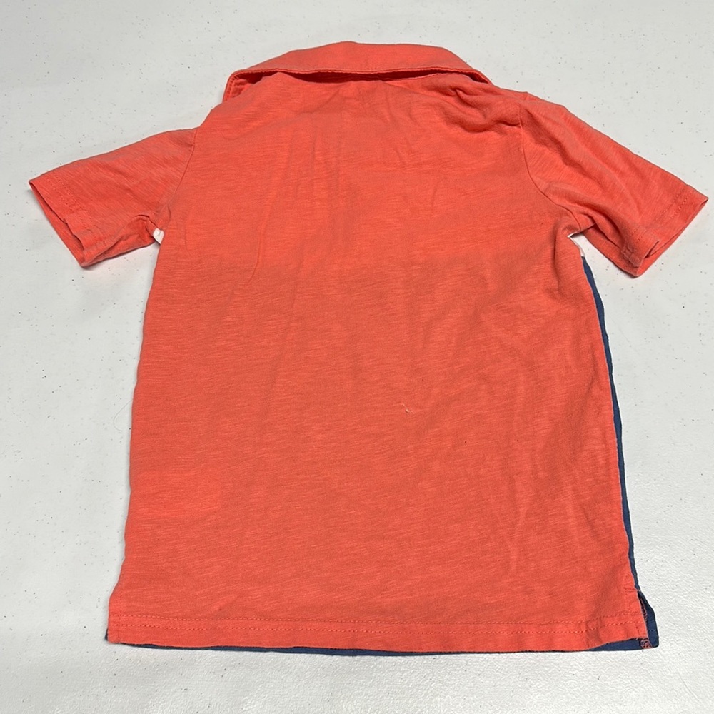 Boys Carter’s red, white, & blue polo shirt size 6 - Picture 2 of 3